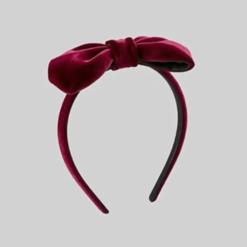Velvet Bow Headband